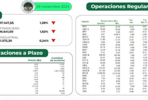 Bolsa de Caracas nov 25 al 29