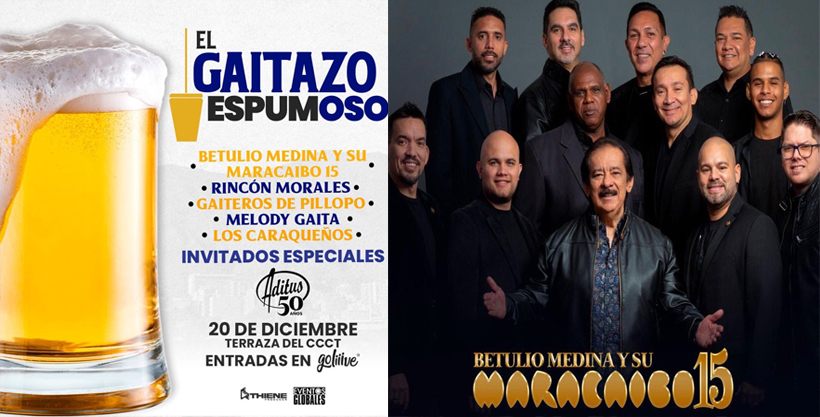 Gaitazo espumoso Maracaibo 15